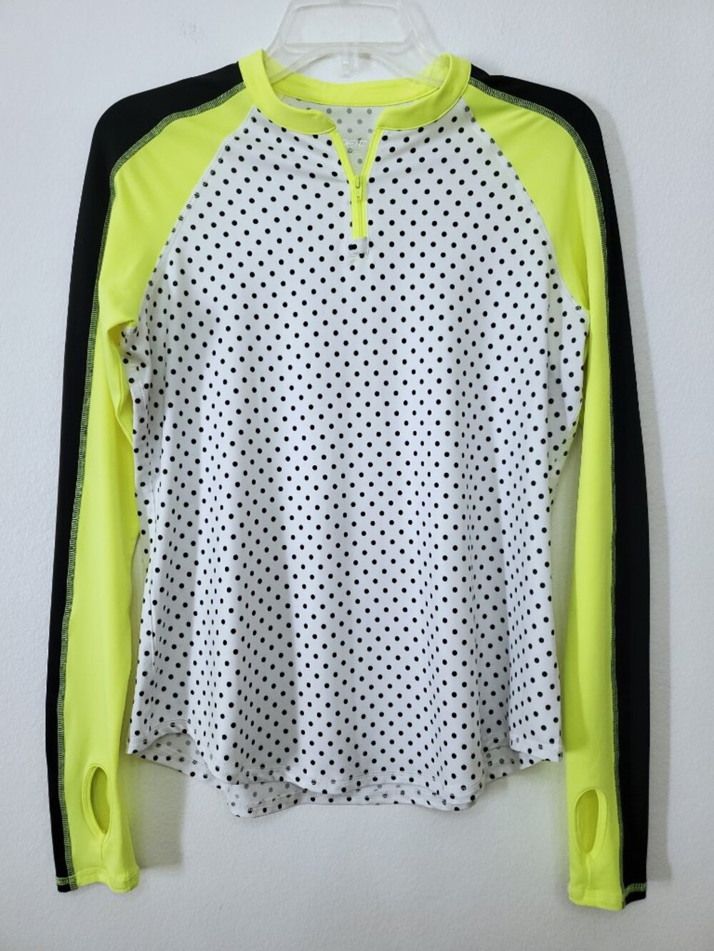 JoFit Women's Long Sleeve Golf Tennis Pickleball UPF 50+ Zip Top Size Medium